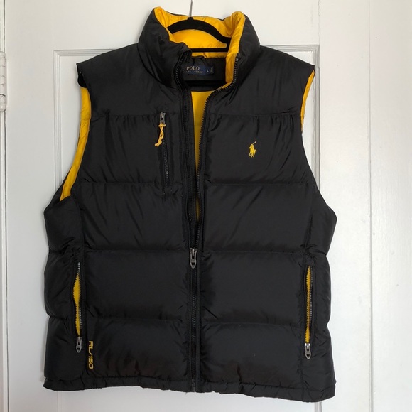 ralph lauren yellow vest